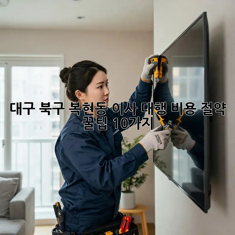 대구 북구 복현동 이사 대행: 비용 절약 꿀팁 10가지!