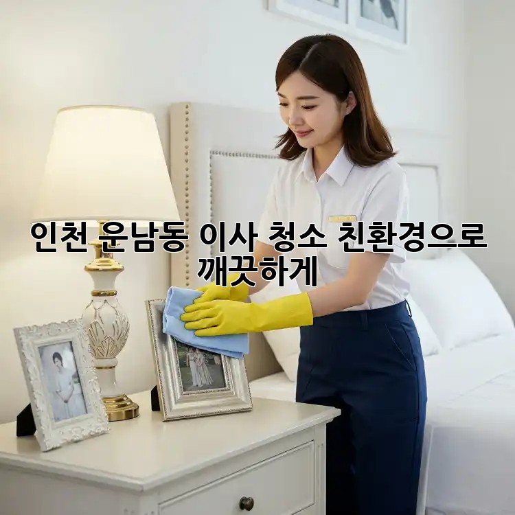 인천 운남동 이사 청소: 친환경으로 깨끗하게!