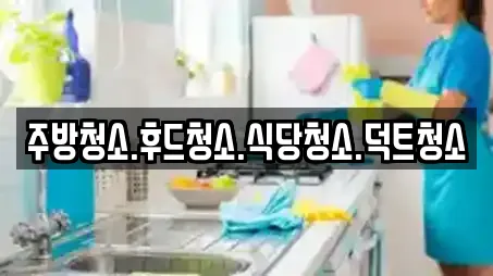 주방청소.후드청소.식당청소.덕트청소