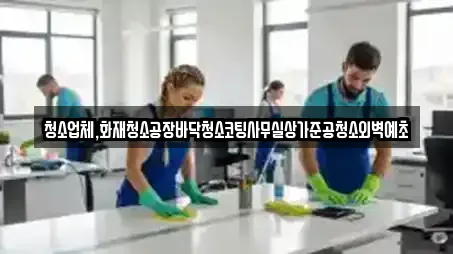 청소업체,화재청소공장바닥청소코팅사무실상가준공청소외벽예초