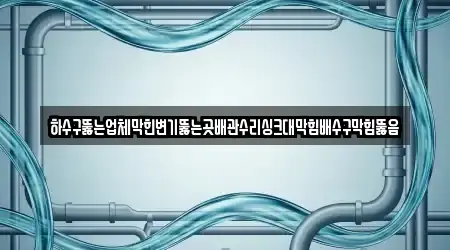 하수구뚫는업체막힌변기뚫는곳배관수리싱크대막힘배수구막힘뚫음