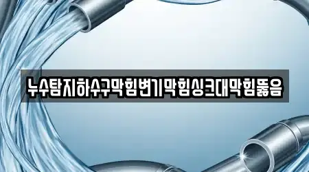 누수탐지하수구막힘변기막힘싱크대막힘뚫음