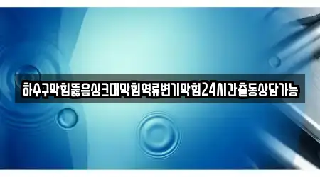 하수구막힘,변기막힘,하수구뚫음,누수탐지,싱크대막힘 인기 동구 금남로3가 9업체 리스트