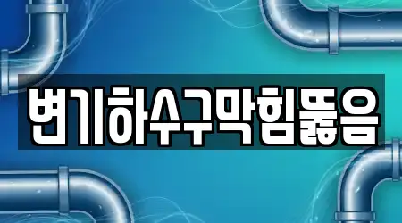 변기하수구막힘뚫음