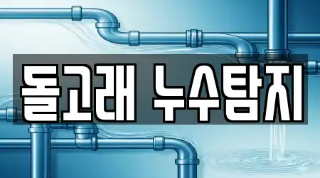 돌고래 누수탐지