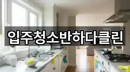 입주청소반하다클린