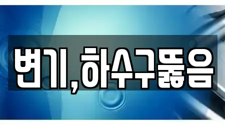 변기,하수구뚫음