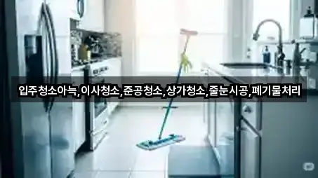 입주청소아늑,이사청소,준공청소,상가청소,줄눈시공,폐기물처리