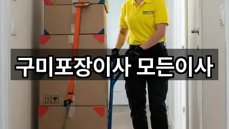 구미포장이사 모든이사