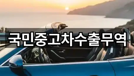국민중고차수출무역