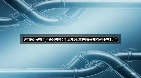 변기뚫는곳하수구뚫음막힘수전교체싱크대막혔을때역류베란다누수