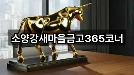 소양강새마을금고365코너