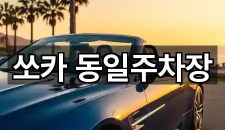 쏘카 동일주차장