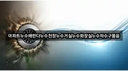 아파트누수배란다누수천장누수거실누수화장실누수하수구뚫음