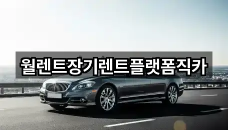 아카이브 | 봉남동 장기렌트카 1곳