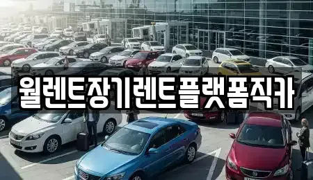 경기 안성시 중리동 렌트카 전문 월렌트장기렌트플랫폼직카