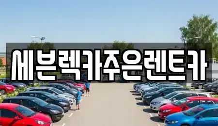 경기 용인시 기흥구 고매동 렌트카 전문 세븐렉카주은렌트카