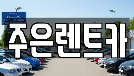 경기도 오산시 가장동 렌트카 전문 주은렌트카