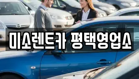 경기도 평택시 월곡동 렌트카 전문 미소렌트카 평택영업소