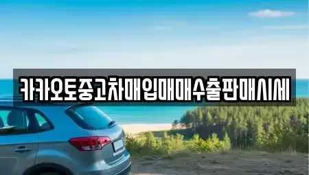 경기도 평택시 월곡동 중고차매입 전문 카카오토중고차매입매매수출판매시세