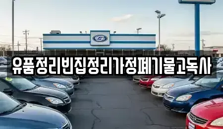 경남 의령군 부림면 중고차매입 전문 유품정리빈집정리가정폐기물고독사