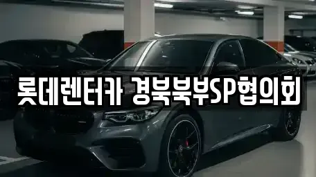 경북 상주시 만산동 렌트카 전문 롯데렌터카 경북북부SP협의회