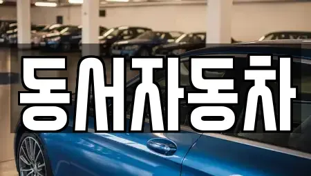 경북 상주시 만산동 중고차 전문 동서자동차