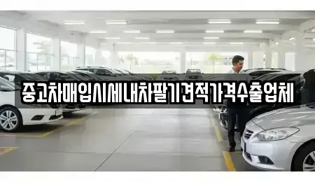 경북 안동시 법흥동 중고차 전문 중고차매입시세내차팔기견적가격수출업체