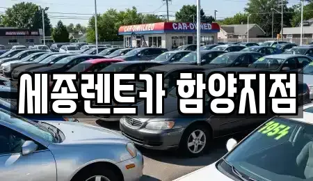 경상남도 거창군 렌트카 전문 세종렌트카 함양지점