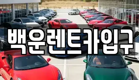 경상북도 구미시 비산동 렌트카 전문 백운렌트카입구