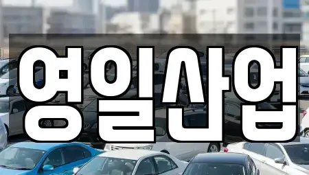 경상북도 구미시 비산동 렌트카 전문 영일산업