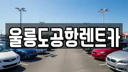 경상북도 렌트카 전문 울릉도공항렌트카