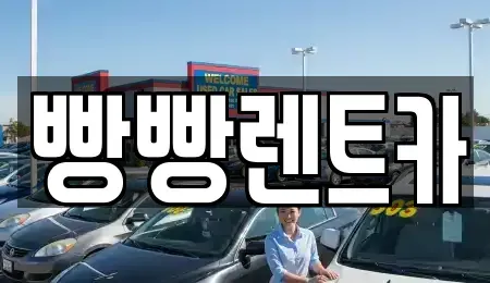 경상북도 포항시 남구 대도동 렌트카 전문 빵빵렌트카