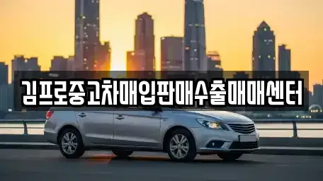 경상북도 포항시 북구 흥해읍 중고차매입 전문 김프로중고차매입판매수출매매센터