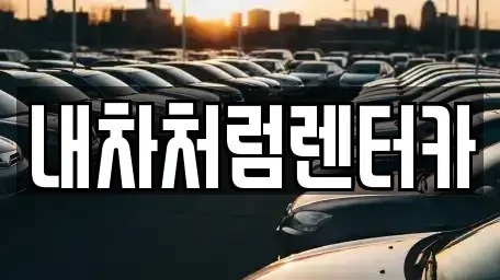 대구 북구 검단동 렌트카 전문 내차처럼렌터카