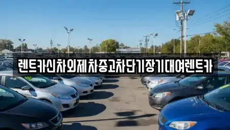 서울 단기렌트카 전문 렌트카신차외제차중고차단기장기대여렌트카