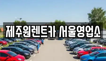서울 렌트카 전문 제주원렌트카 서울영업소