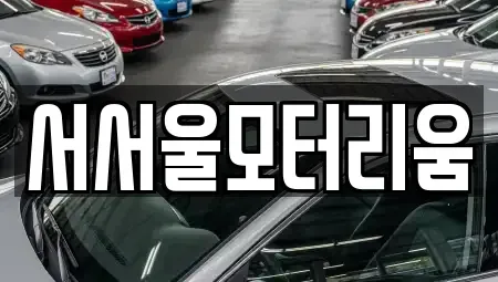 서울 중고차 전문 서서울모터리움