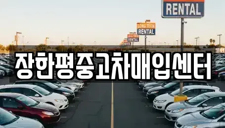 서울 중고차매입 전문 장한평중고차매입센터