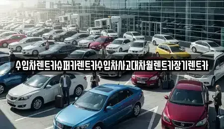서울특별시 은평구 수색동 장기렌트카 전문 수입차렌트카슈퍼카렌트카수입차사고대차월렌트카장기렌트카