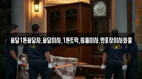 용달1톤용달차,용달이사,1톤트럭,원룸이사,반포장이사화물