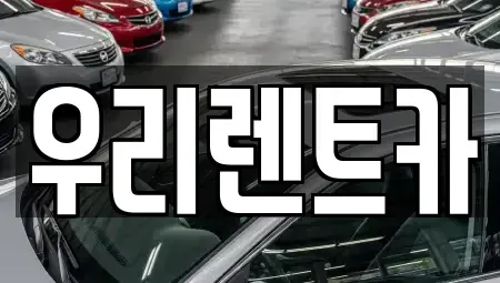 전남 장성군 남면 렌트카 전문 우리렌트카