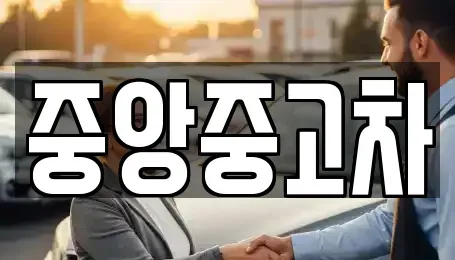 전북특별자치도 전주시 완산구 서완산동1가 중고차 전문 중앙중고차