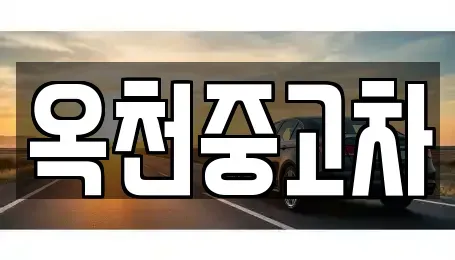 충청북도 옥천군 중고차 전문 옥천중고차