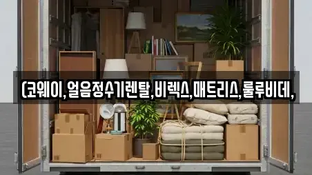 (코웨이,얼음정수기렌탈,비렉스,매트리스,룰루비데,